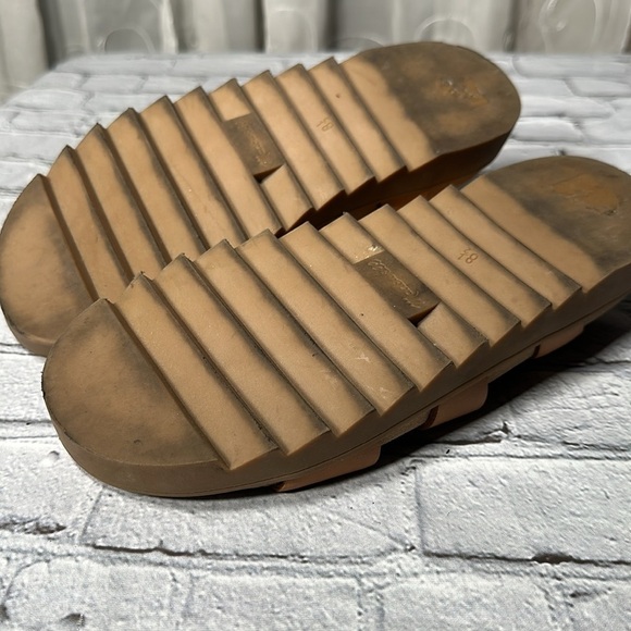 Madewell Addie Sandal Desert Camel Tan size 8 1/2 leather sandals - Picture 12 of 16